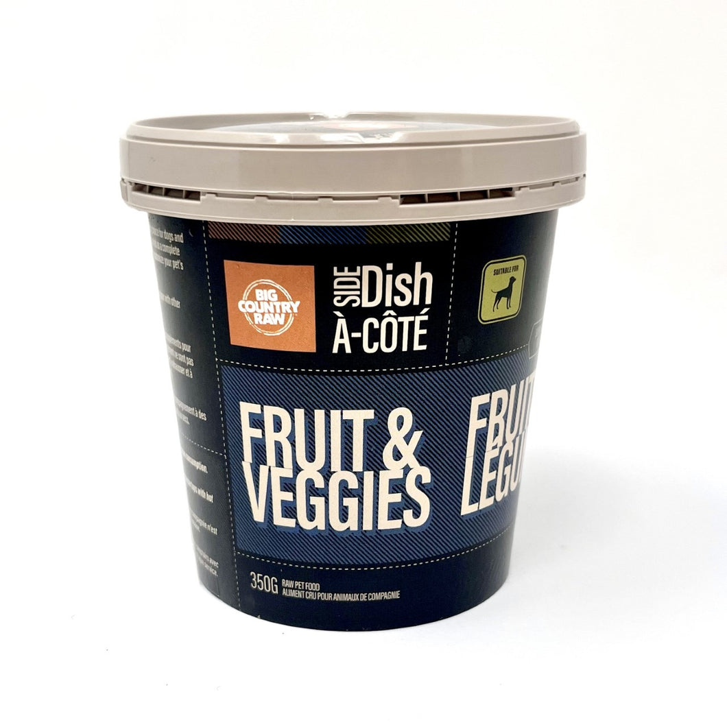 BIG COUNTRY RAW FRUIT & VEGGIE BLEND 350G