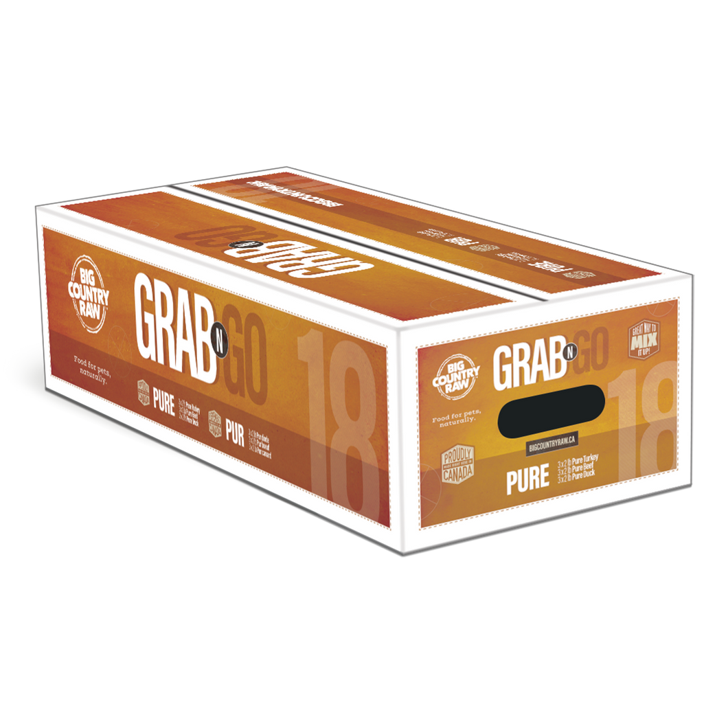 BIG COUNTRY RAW GRAB N GO PURE DEAL 18LB