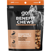 Load image into Gallery viewer, GO DOG BENEFITS CHEWS DIGESTION &amp; GUT HEALTH SALMON 6OZ
