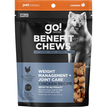 Load image into Gallery viewer, GO DOG BENEFITS CHEWS WEIGHT MANAGEMENT &amp; JOINT CARE CHICKEN 6OZ
