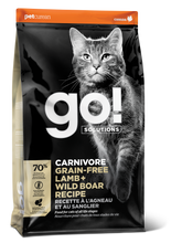 Load image into Gallery viewer, GO CAT CARNIVORE GRAIN FREE LAMB/BOAR 16LB
