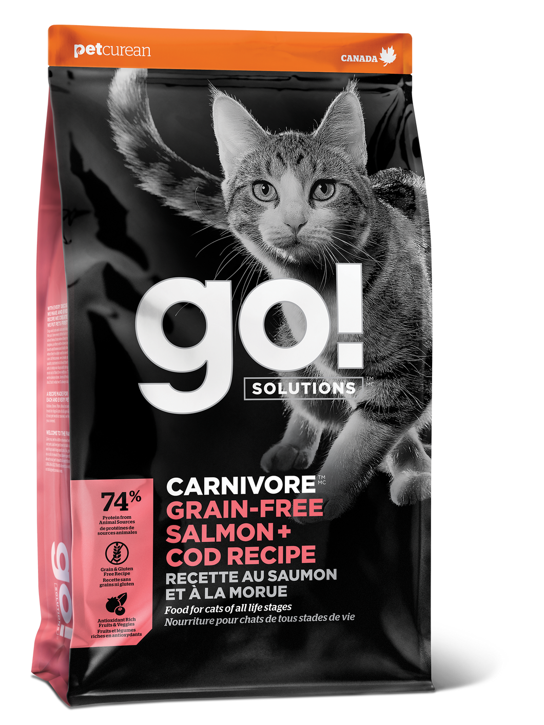 GO CAT CARNIVORE GRAIN FREE SALMON/COD 16LB