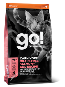GO CAT CARNIVORE GRAIN FREE SALMON/COD 8LB
