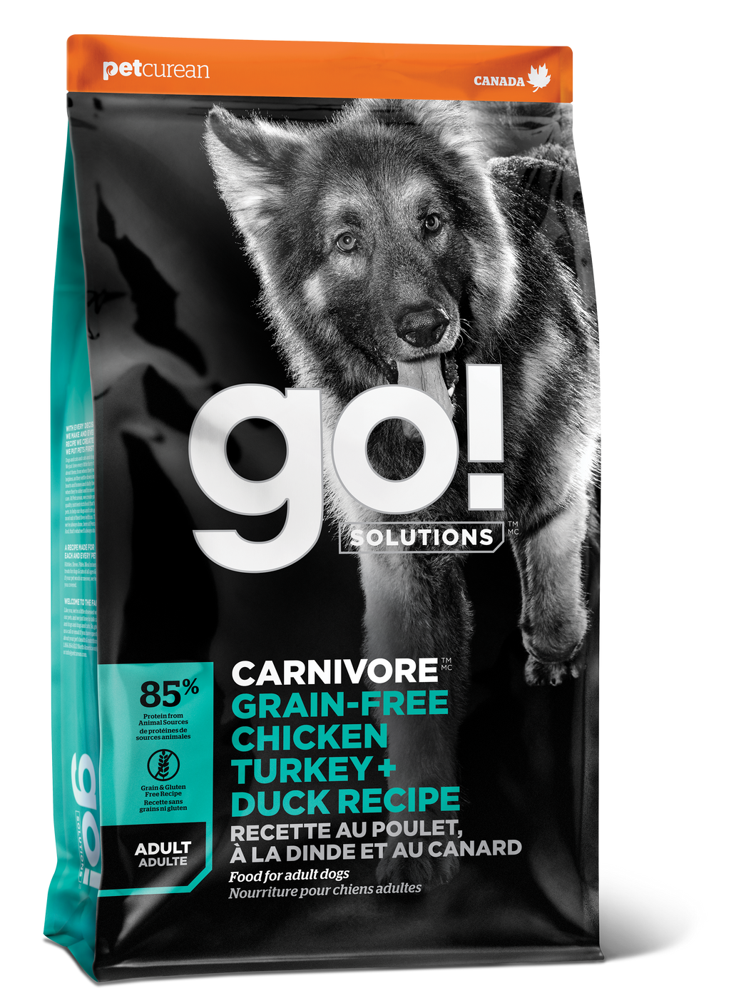 GO DOG CARNIVORE GRAIN FREE CHICKEN/TURKEY/DUCK 3.5LB