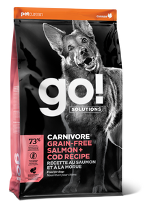 GO DOG CARNIVORE GRAIN FREE SALMON/COD 12LB