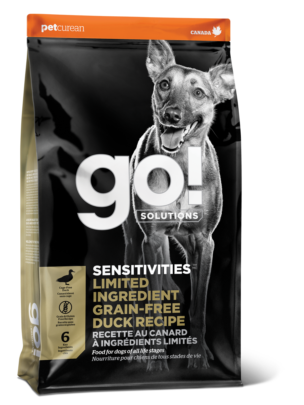 GO DOG SENSITIVITY LIMITED INGREDIENT DIET DUCK 3.5LB