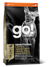 Load image into Gallery viewer, GO DOG SENSITIVITY LIMITED INGREDIENT DIET DUCK 22LB
