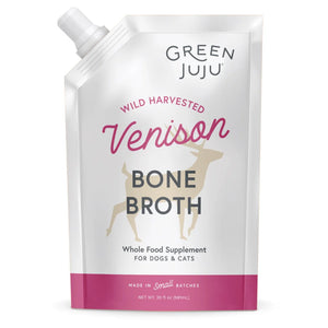 GREEN JUJU VENISON BONE BROTH 20OZ