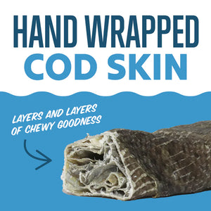 ICELANDIC COD SKIN CHEW STICK 10" 2PACK