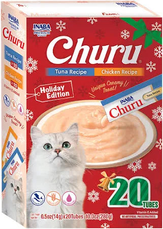 INABA CHURU HOLIDAY TUNA & CHICKEN 20PK