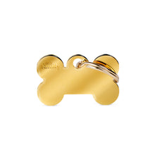 Load image into Gallery viewer, MY FAMILY GOLD BONE SMALL TAG
