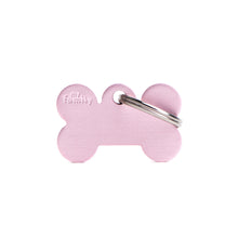 Load image into Gallery viewer, MY FAMILY ALUMINUM BONE PINK SMALL TAG

