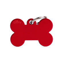 Load image into Gallery viewer, MY FAMILY ALUMINUM BONE RED BIG TAG
