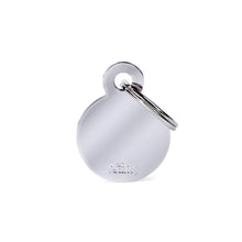 Load image into Gallery viewer, MY FAMILY CHROMED ROUND SMALL TAG
