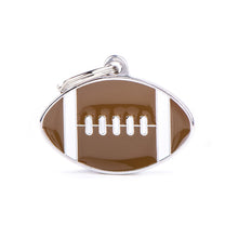Load image into Gallery viewer, MY FAMILY ROUND USA FOOTBALL MEDIUM TAG
