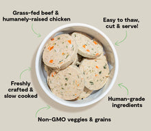 Load image into Gallery viewer, OPEN FARM GOODBOWL ROLL CHICKEN &amp; GRASS-FED BEEF 28OZ
