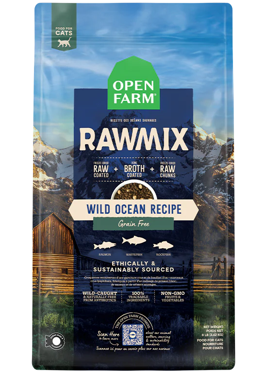 OPEN FARM RAWMIX OCEAN GRAIN FREE CAT 2.25LB