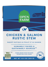 Load image into Gallery viewer, OPEN FARM CHICKEN AND SALMON STEW DOG 12.5OZ

