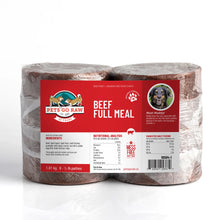 Load image into Gallery viewer, PETS GO RAW BEEF FULL MEAL 25LB BULK
