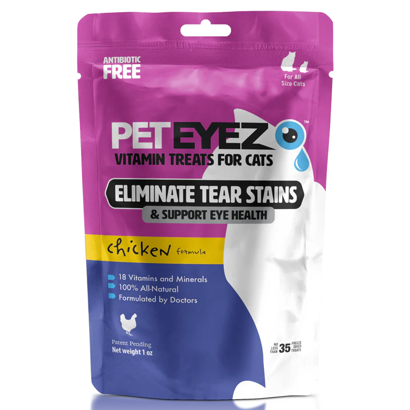 PET EYEZ FREEZE-DRIED CHICKEN TREAT CAT 1OZ