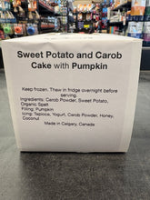 Load image into Gallery viewer, CHEDDAR DOGS SWEET POTATO/CAROB CAKE W/PUMPKIN FILLING
