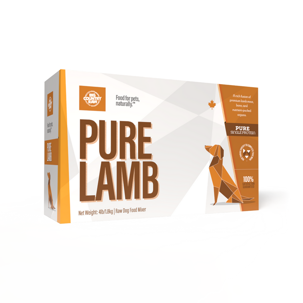 BIG COUNTRY RAW PURE LAMB CARTON 4LB