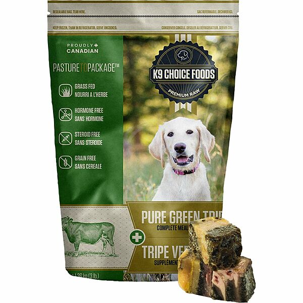 K9 CHOICE PURE GREEN TRIPE CUBE 3LB