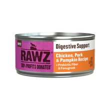 Load image into Gallery viewer, RAWZ DIGESTIVE SUPPORT CHICKEN, PORK &amp; PUMPKIN CAT CAN 5.5OZ
