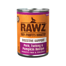 Load image into Gallery viewer, RAWZ DIGESTIVE SUPPORT PORK, TURKEY &amp; PUMPKIN DOG CAN 12.5OZ
