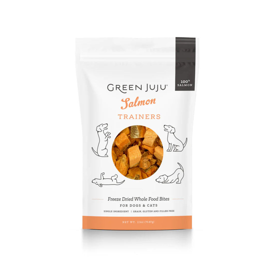 GREEN JUJU SALMON TRAINERS 2.5OZ