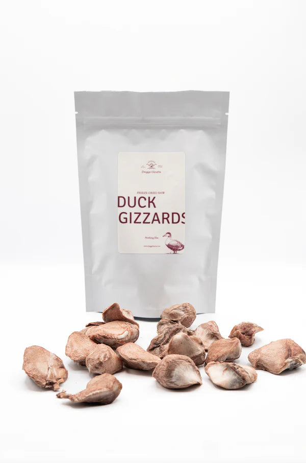 DOGGO HEARTS FREEZE-DRIED DUCK GIZZARDS SM 60G