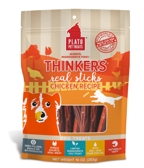 PLATO THINKERS CHICKEN STICK 10OZ