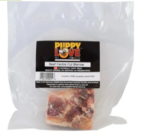 PUPPY LOVE BEEF CENTER MARROW BONE SM