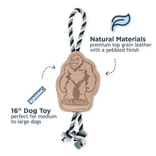 Load image into Gallery viewer, TALL TAILS LEATHER TUG BIG FOOT 16"
