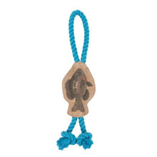 Load image into Gallery viewer, TALL TAILS LEATHER TUG FISH 12"

