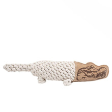 Load image into Gallery viewer, TALL TAILS LEATHER/ROPE CRUNCH CROCODILE 20"
