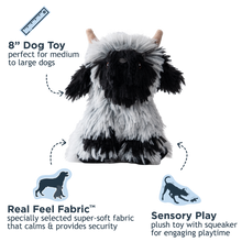 Load image into Gallery viewer, TALL TAILS PLUSH HIGHLAND SHEEP W/SQUEAKER 8"
