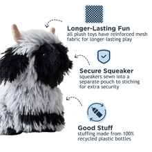 Load image into Gallery viewer, TALL TAILS PLUSH HIGHLAND SHEEP W/SQUEAKER 8"
