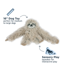 Load image into Gallery viewer, TALL TAILS PLUSH SLOTH WITH SQUEAKER 16"
