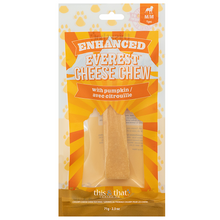 Load image into Gallery viewer, THIS &amp; THAT ENHANCED EVEREST CHEESE CHEW PUMPKIN MEDIUM 71G
