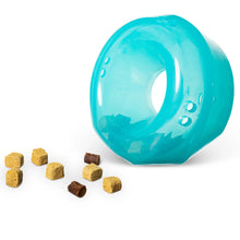 Load image into Gallery viewer, TOTALLY POOCHED STUFF'N WOBBLE BALL TEAL 5"
