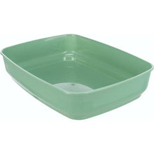 Load image into Gallery viewer, TRIXIE DELIO LITTER TRAY WITH RIM GREEN
