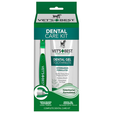 Load image into Gallery viewer, VET'S BEST DENTAL TOOTHBRUSH/GEL KIT 3.5OZ
