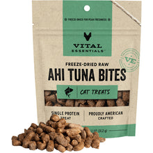 Load image into Gallery viewer, VITAL ESSENTIALS CAT FREEZE DRIED AHI TUNA BITES TREAT 1.1OZ
