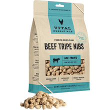 Load image into Gallery viewer, VITAL ESSENTIALS DOG FREEZE DRIED BEEF TRIPE NIBS 14OZ

