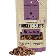 Load image into Gallery viewer, VITAL ESSENTIALS DOG FREEZE DRIED RAW TURKEY GIBLETS TREAT 2OZ
