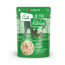 Load image into Gallery viewer, WERUVA CATS IN THE KITCHEN CHICK MAGNET CHICKEN &amp; MACKEREL CAT POUCH 3OZ

