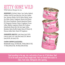 Load image into Gallery viewer, WERUVA CATS IN THE KITCHEN KITTY GONE WILD CAT CAN 3.2OZ
