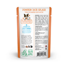 Load image into Gallery viewer, WERUVA CATS IN THE KITCHEN PUMPKIN JACK SPLASH TUNA IN PUMPKIN SOUP CAT POUCH 3OZ
