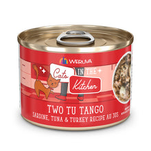 Load image into Gallery viewer, WERUVA CATS IN THE KITCHEN TWO TU TANGO CAT CAN 6OZ
